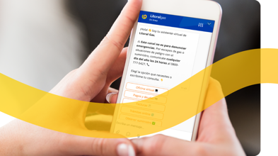 El asistente virtual está en línea